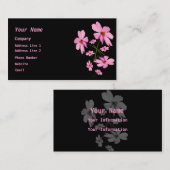 TUMBLING COSMOS-visitekaartje Visitekaartje (Voorkant / Achterkant)