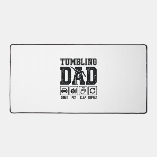 Tumbling Dad Drive Pay Clap Repeat Shirt Ontwerp_1 Bureaumat (Voorkant)