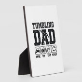 Tumbling Dad Drive Pay Clap Repeat Shirt Ontwerp_1 Fotoplaat (Zijkant)