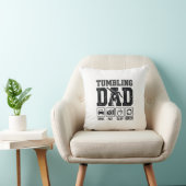 Tumbling Dad Drive Pay Clap Repeat Shirt Ontwerp_1 Kussen (Stoel)