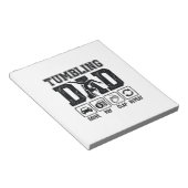Tumbling Dad Drive Pay Clap Repeat Shirt Ontwerp_1 Notitieblok (Schuin)
