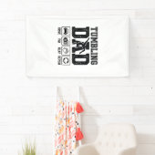 Tumbling Dad Drive Pay Clap Repeat Shirt Ontwerp_1 Spandoek (Insitu)