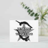 Tumbling en Trampoline Briefkaart (Staand voorkant)