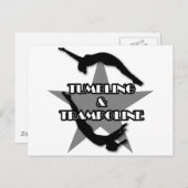 Tumbling en Trampoline Briefkaart (Voorkant / Achterkant)