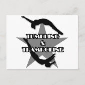 Tumbling en Trampoline Briefkaart (Voorkant)