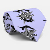 Tumbling en trampoline stropdas (Opgerold)