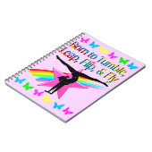  TUMBLING GYMNAST MEISJE NOTITIEBOEK (Linkerzijde)
