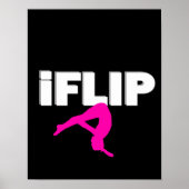 Tumbling gymnast poster (Voorkant)