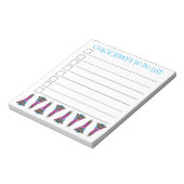 Tumbling gymnastiek Acro Dance Coach om lijst te d Notitieblok (Linkerzijde)