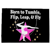 TUMBLING GYMNASTIEK ONTWERP LARGE CADEAUTASJE (Achterkant)