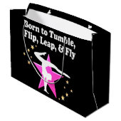 TUMBLING GYMNASTIEK ONTWERP LARGE CADEAUTASJE (Achterkant Gekanteld)