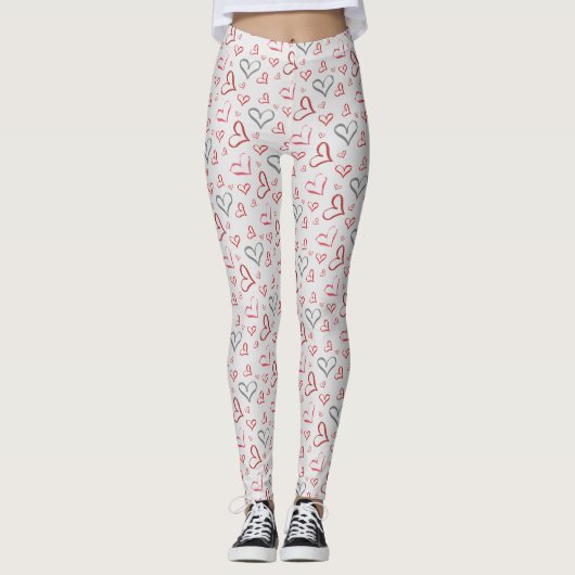 Tumbling Hearts Leggings (Voorkant)
