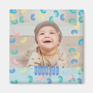 Tumbling Jelly Beans Cute Custom Baby Foto Magneet