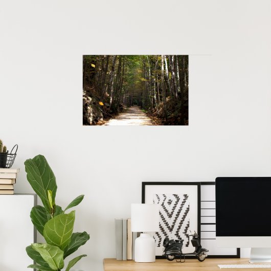 Tumbling Leaves Poster (Thuiskantoor)