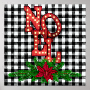 Tumbling Noel op Buffalo Play Holiday Poster
