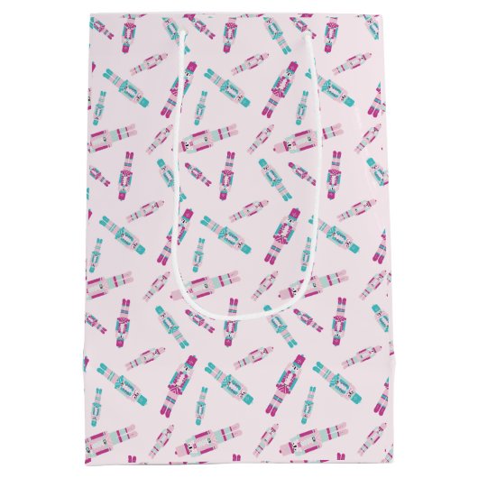 Tumbling Nutcrackers Medium Gift Bag Cadeauzakje (Achterkant)