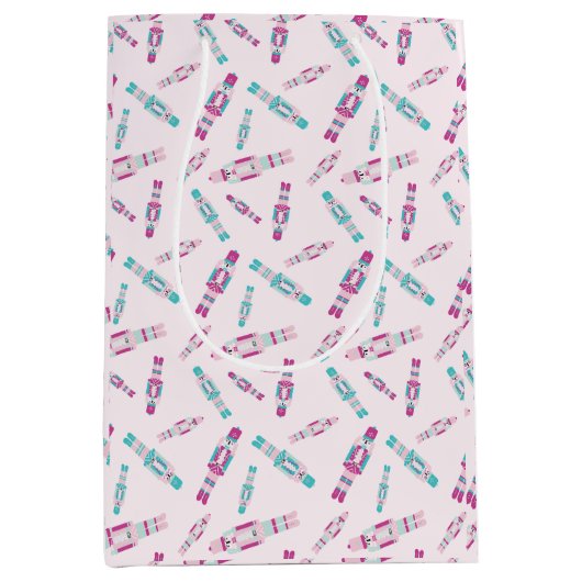 Tumbling Nutcrackers Medium Gift Bag Medium Cadeauzakje (Voorkant)