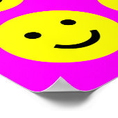 Tumbling - Op Magenta Roze Poster (Hoek)