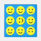 Tumbling - op Midden-Blauw Magneet (Voorkant)