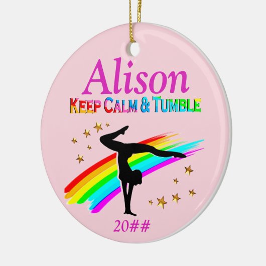 TUMBLING QUEEN GEPERSONALISEERD ORNAMENT (Links)