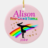 TUMBLING QUEEN GEPERSONALISEERD ORNAMENT (Achterkant)