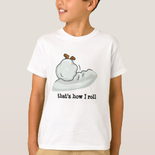 TUMBLING SNOWBALL, zo rollen ik T-shirt
