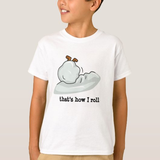 TUMBLING SNOWBALL, zo rollen ik T-shirt (Voorkant)
