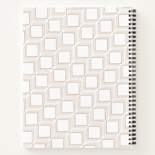 Tumbling squares spiraal notebook notitieboek (Achterkant)