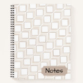 Tumbling squares spiraal notebook notitieboek (Voorkant)