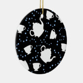 Tumbling Tea Party Keramisch Ornament (Rechts)