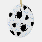 Tumbling Tea Party Keramisch Ornament (Rechts)