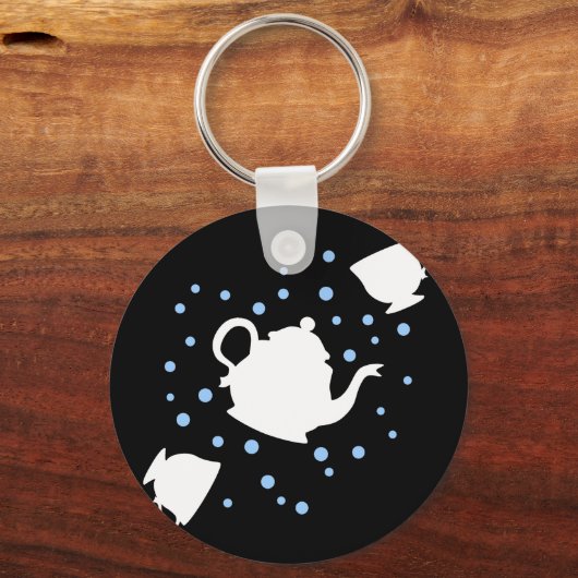 Tumbling Tea Party Sleutelhanger (Voorkant)