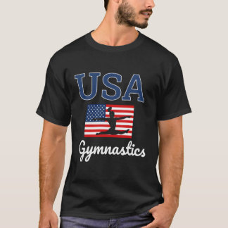 Tumbling Team Gear Gymnast Gymnastiek USA Amerikaa T-shirt
