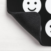 Tumbling - Zwart-wit Muismat (Hoek)