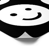 Tumbling - Zwart-wit Poster (Hoek)