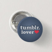 Tumblr Lover Ronde Button 3,2 Cm (Voorkant /achterkant)