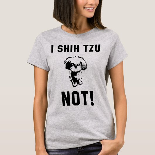 Tumblr T-shirt I Shih Tzu Niet (Voorkant)