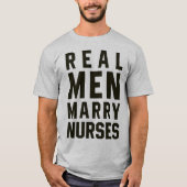 Tumblr T-Shirt Real Mannen Marry Nurses (Voorkant)