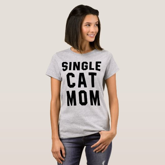 Tumblr T-Shirt Single Cat Mam (Voorkant volledig)