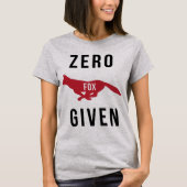 Tumblr T-shirt Zero Fox toegediend (Voorkant)