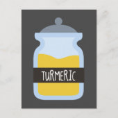 Tumergeel kruid briefkaart (Voorkant)