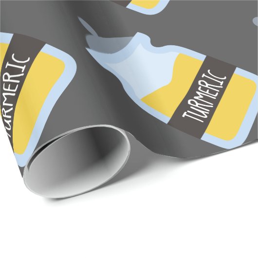 Tumergeel kruid cadeaupapier (Rol Hoek)