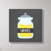 Tumergeel kruid canvas afdruk (Voorkant)