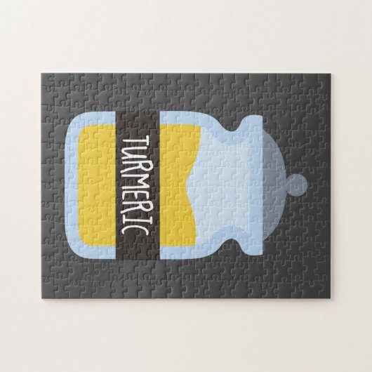 Tumergeel kruid legpuzzel (Horizontaal)