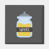 Tumergeel kruid magneet (Voorkant)