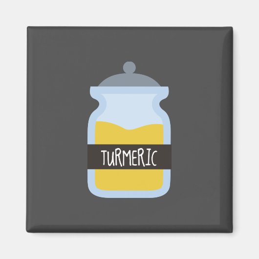 Tumergeel kruid magneet (Voorkant)