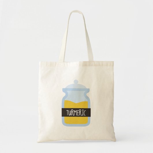Tumergeel kruid tote bag (Voorkant)