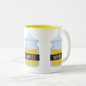 Tumergeel kruid tweekleurige koffiemok (Voorkant rechts)