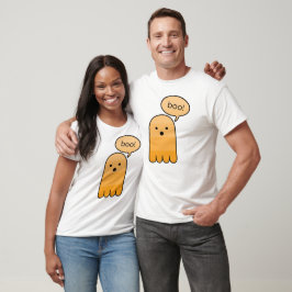 Tumeric Oranje Boo Ghost Halloween T-shirt
