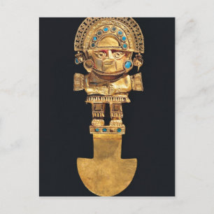 Tumi- of ceremoniële messen in de vorm van briefkaart